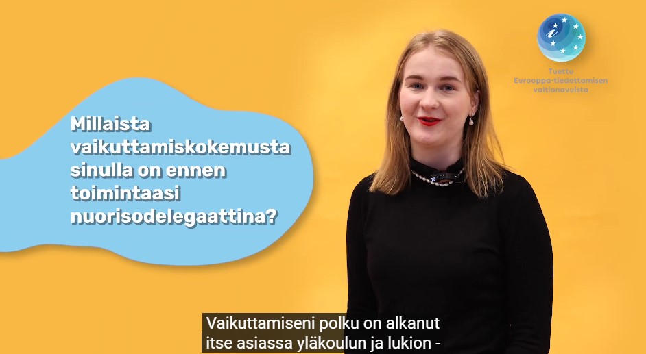 Nuorisodelegaatit -tekstitykset